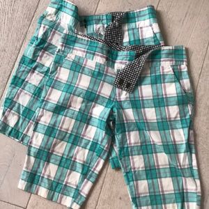 Lot bundle 2 ROXY plaid Bermuda’s shorts woman’s 5